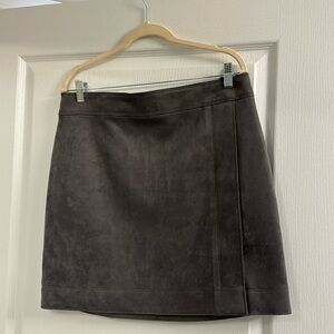 Faux suede skirt.  Hardly worn
